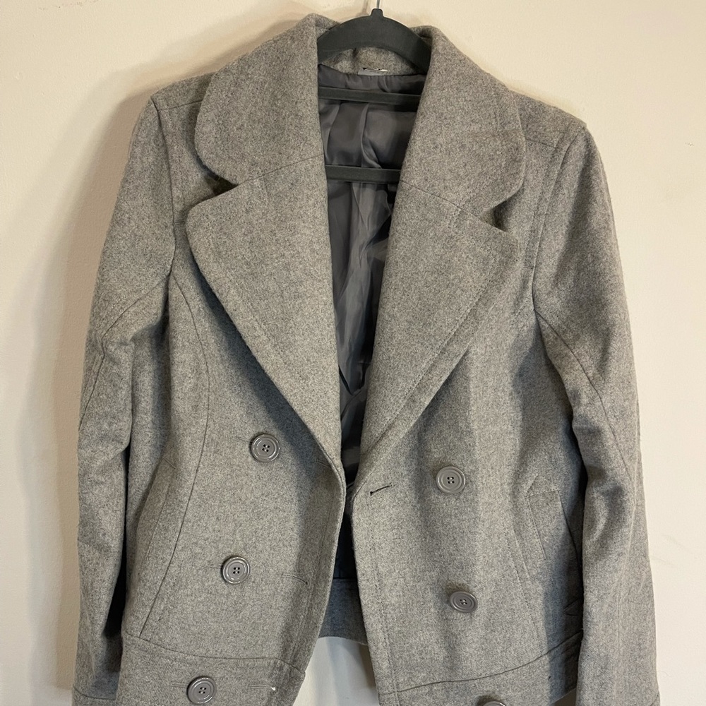 BP gray moto jacket size large